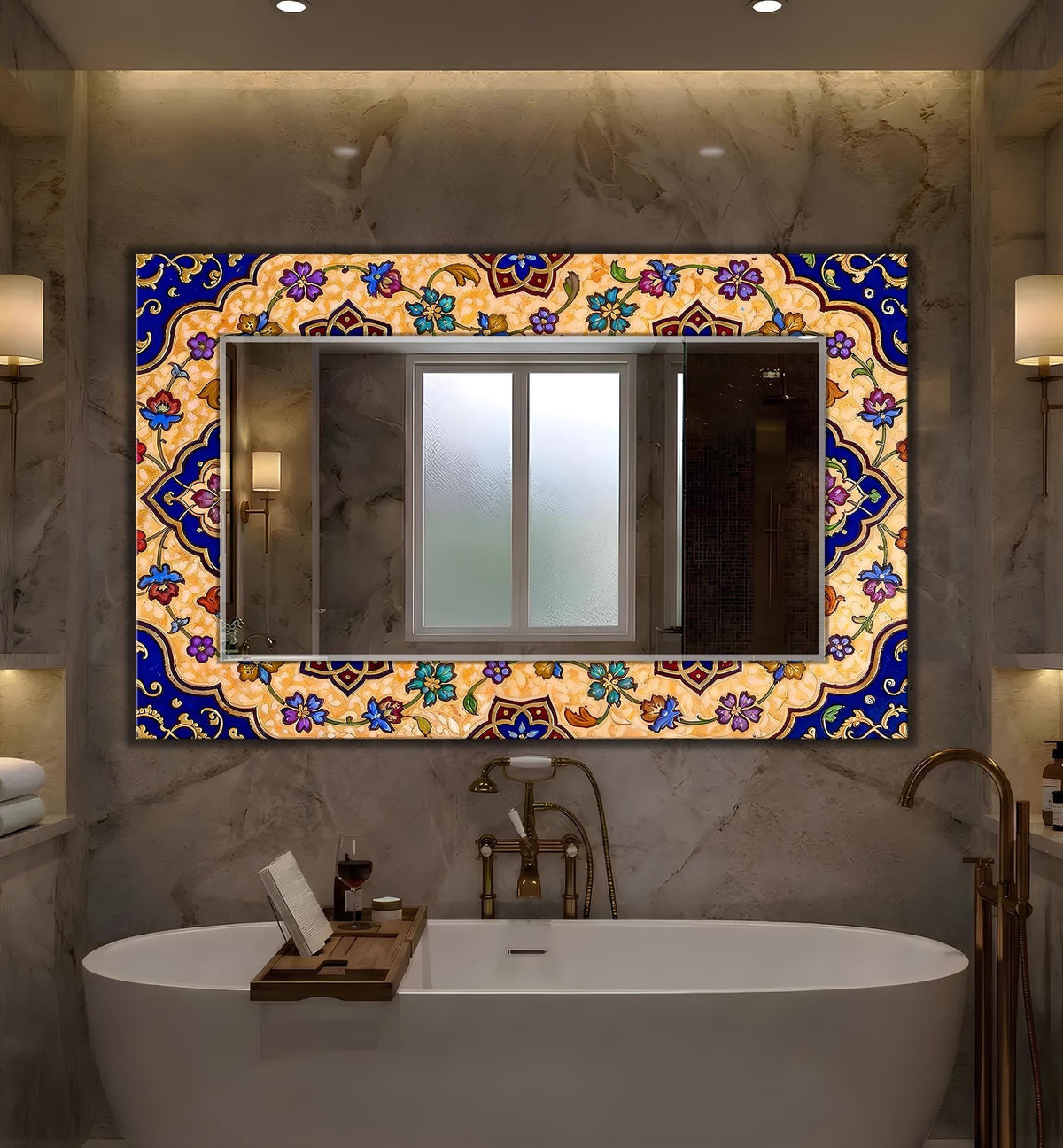 Customizable Mirror, Wall Art as Mirror | Decorative Mirror | Large Statement Mirror