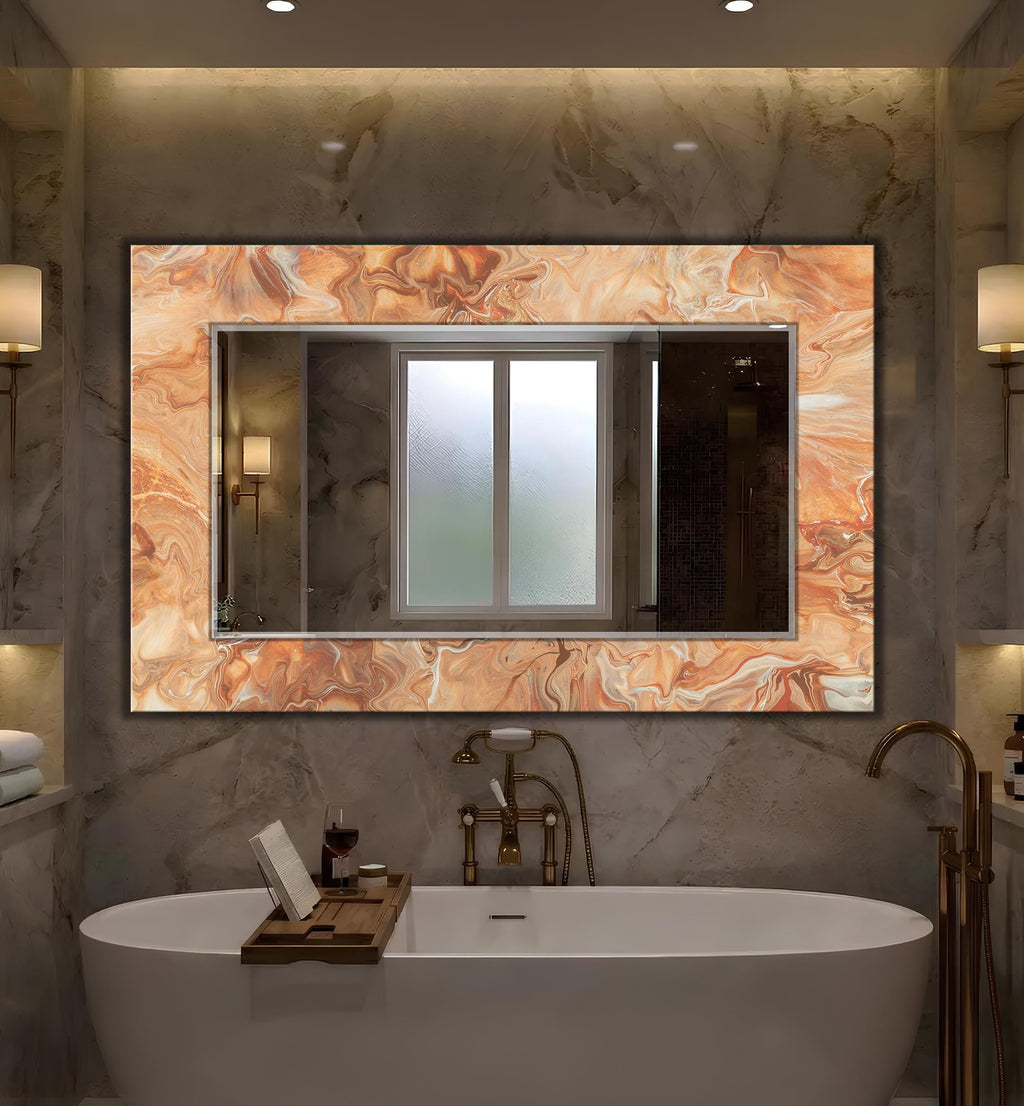 Customizable Mirror, Wall Art as Mirror | Decorative Mirror | Large Statement Mirror