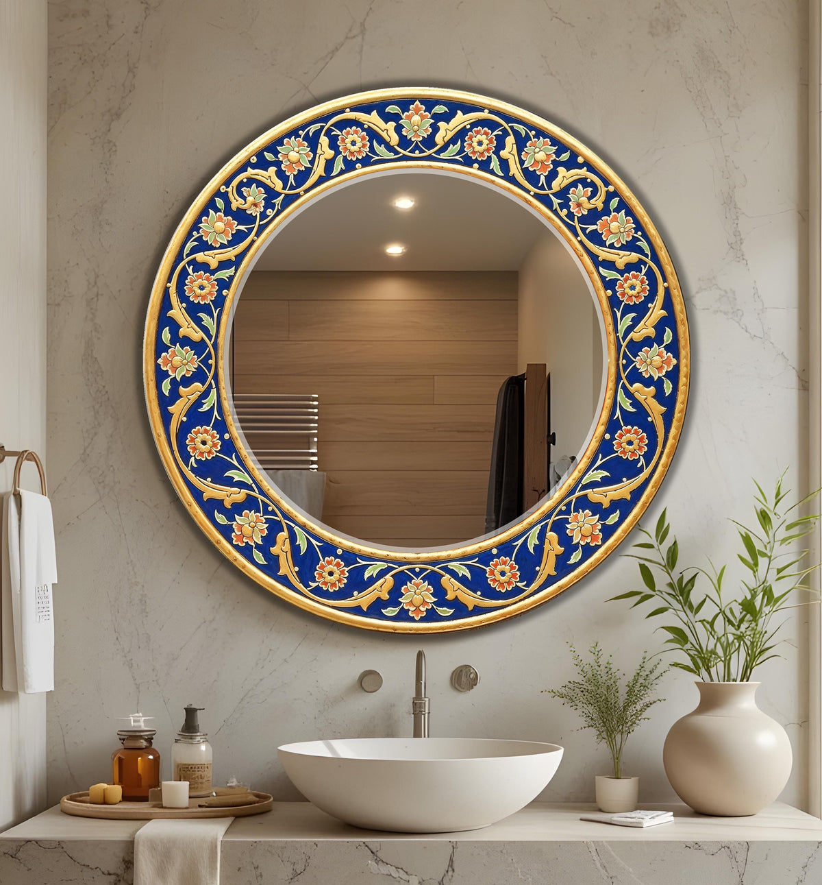 Customizable Mirror, Wall Art as Mirror | Decorative Mirror | Large Statement Mirror