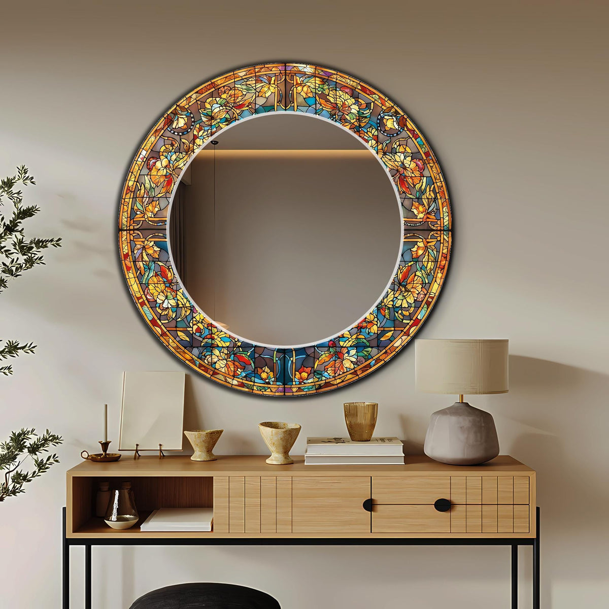 Customizable Mirror, Wall Art as Mirror | Decorative Mirror | Large Statement Mirror