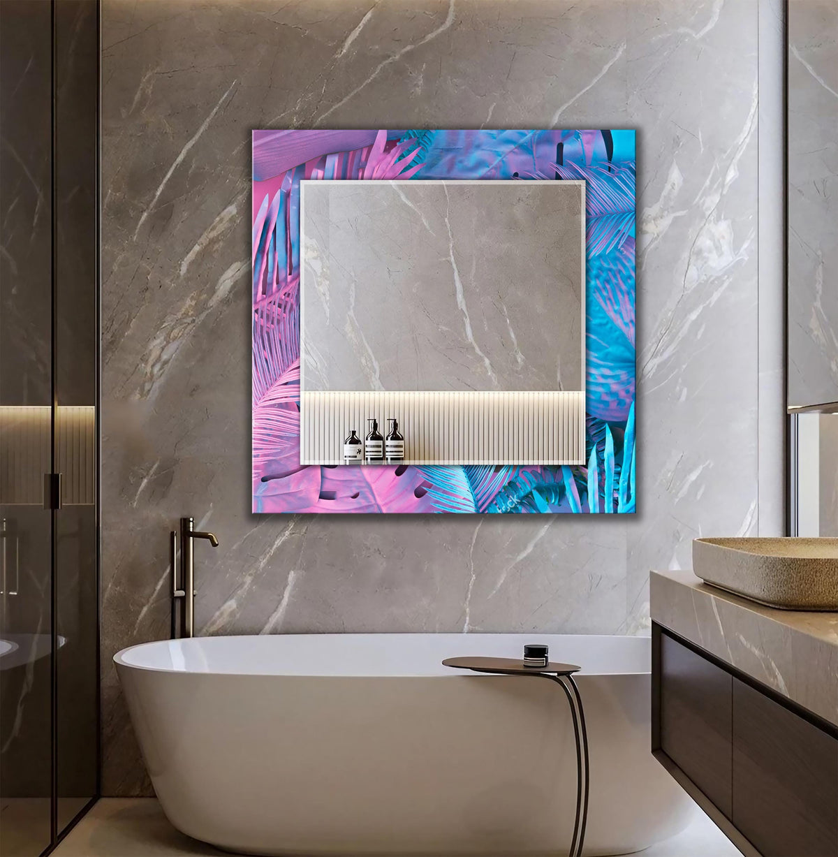 Customizable Mirror, Wall Art as Mirror | Decorative Mirror | Large Statement Mirror
