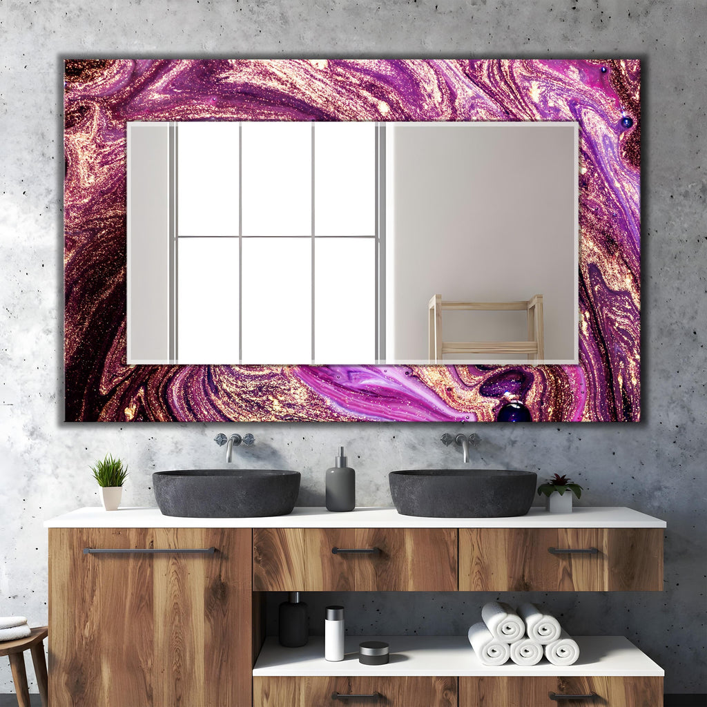 Customizable Mirror, Wall Art as Mirror | Decorative Mirror | Large Statement Mirror