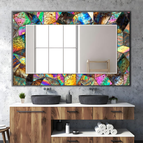Customizable Mirror, Wall Art as Mirror | Decorative Mirror | Large Statement Mirror