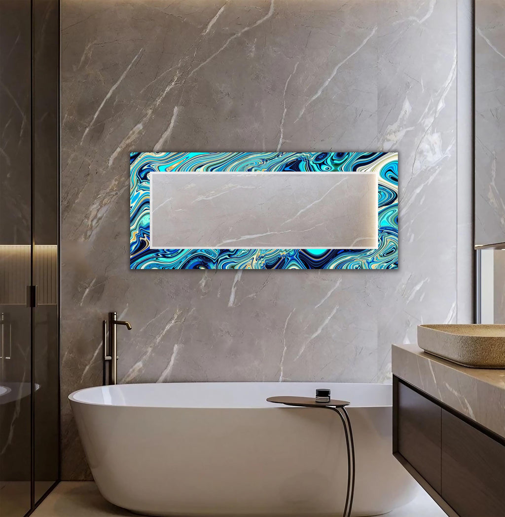 Customizable Mirror, Wall Art as Mirror | Decorative Mirror | Large Statement Mirror
