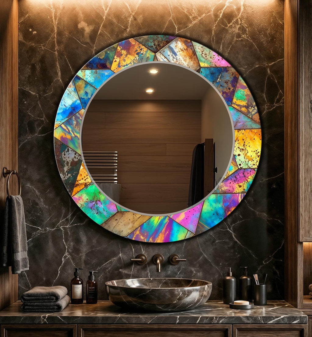Customizable Mirror, Wall Art as Mirror | Decorative Mirror | Large Statement Mirror