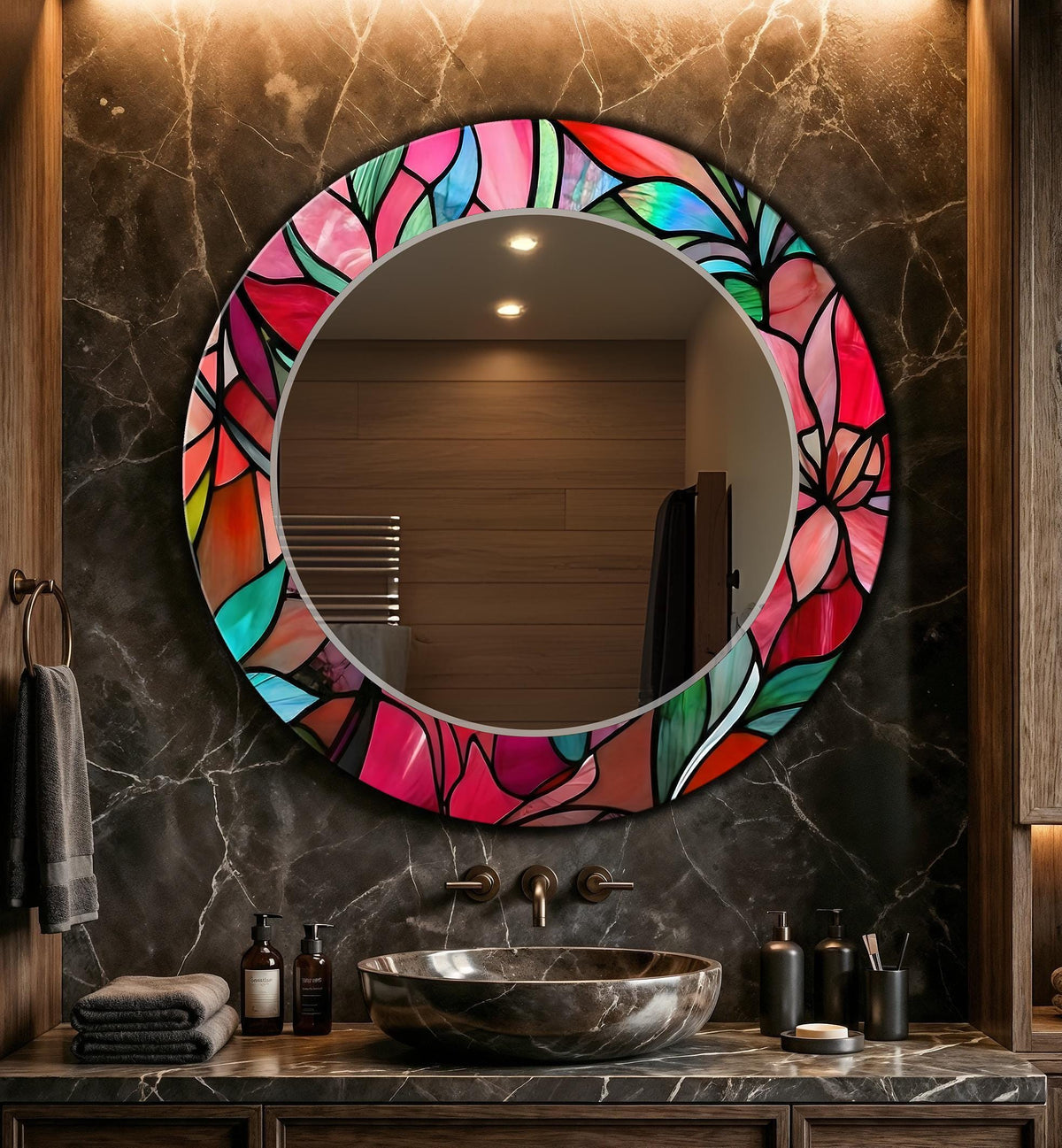 Customizable Mirror, Wall Art as Mirror | Decorative Mirror | Large Statement Mirror