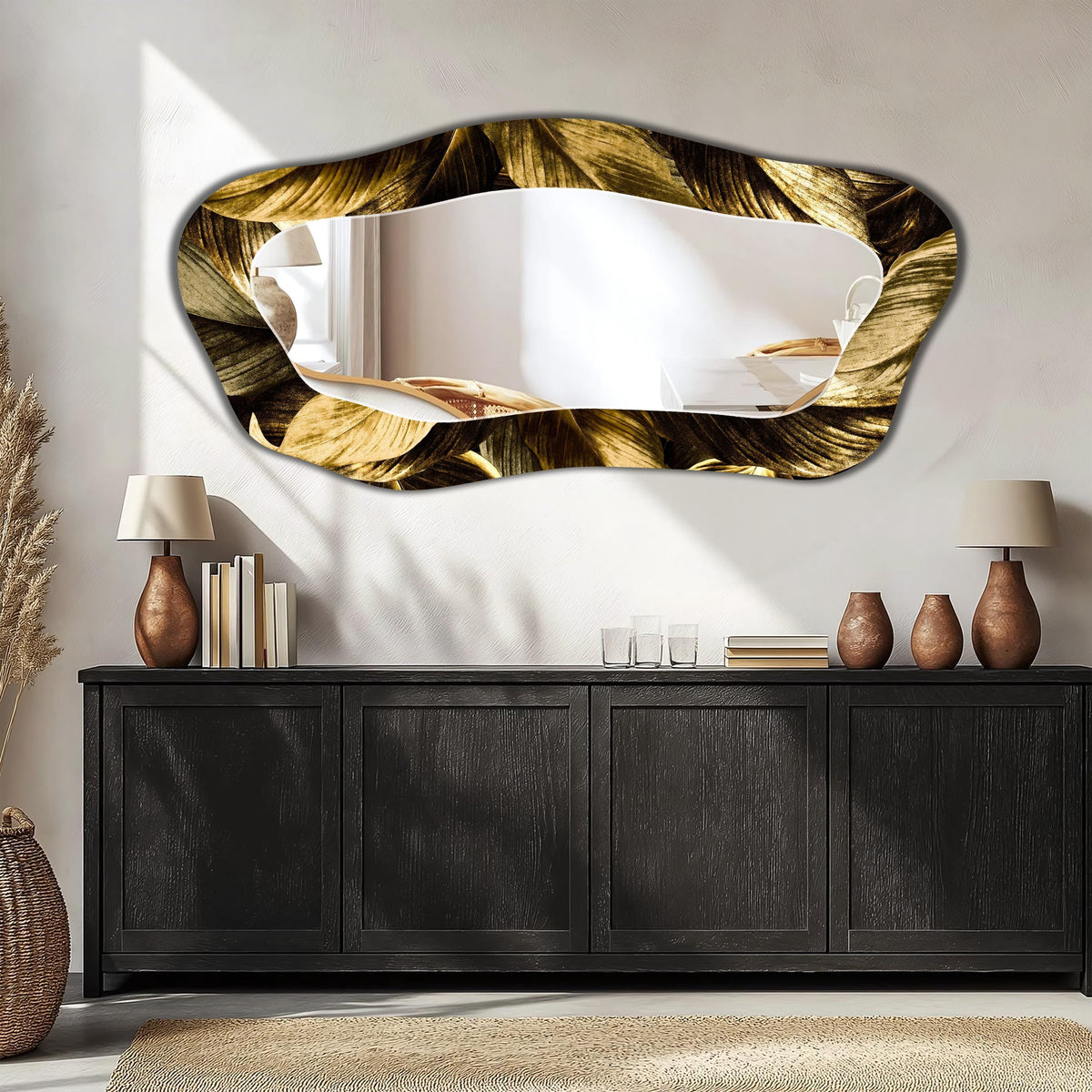 Customizable Mirror, Wall Art as Mirror | Decorative Mirror | Large Statement Mirror