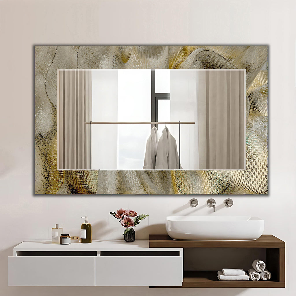 Customizable Mirror, Wall Art as Mirror | Decorative Mirror | Large Statement Mirror