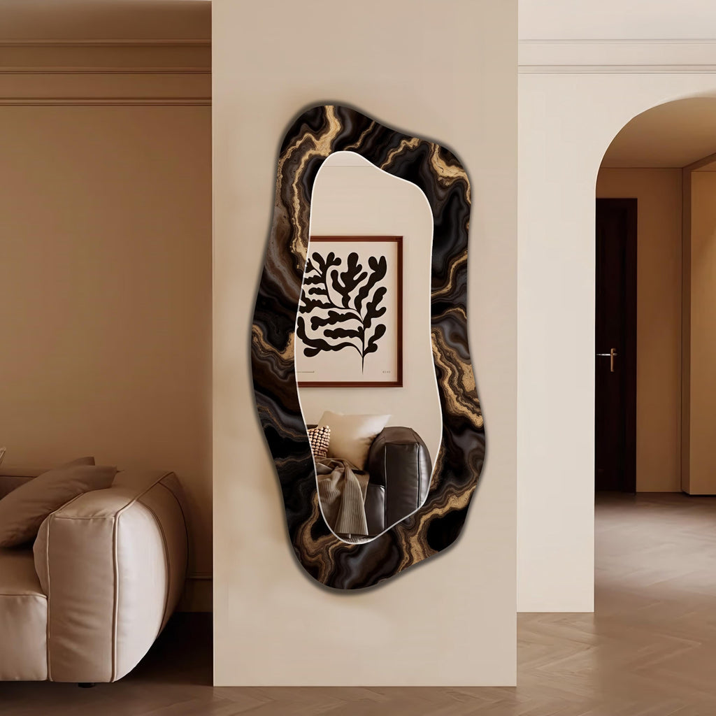 Customizable Mirror, Wall Art as Mirror | Decorative Mirror | Large Statement Mirror