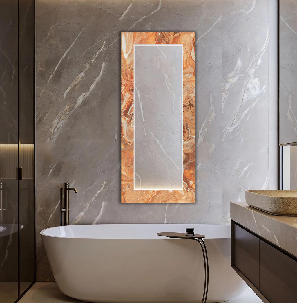 Customizable Mirror, Wall Art as Mirror | Decorative Mirror | Large Statement Mirror