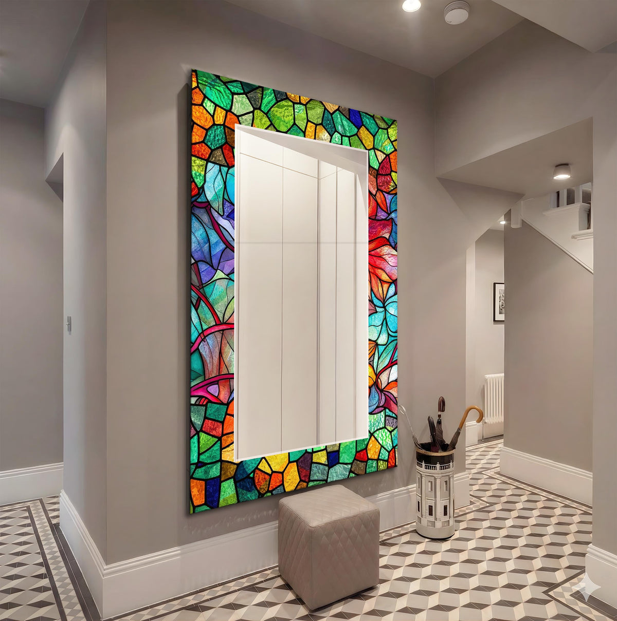 Customizable Mirror, Wall Art as Mirror | Decorative Mirror | Large Statement Mirror