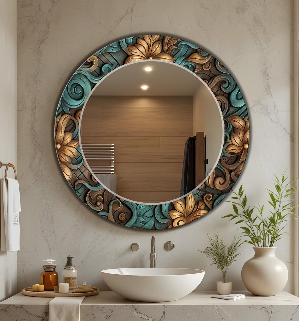 Customizable Mirror, Wall Art as Mirror | Decorative Mirror | Large Statement Mirror