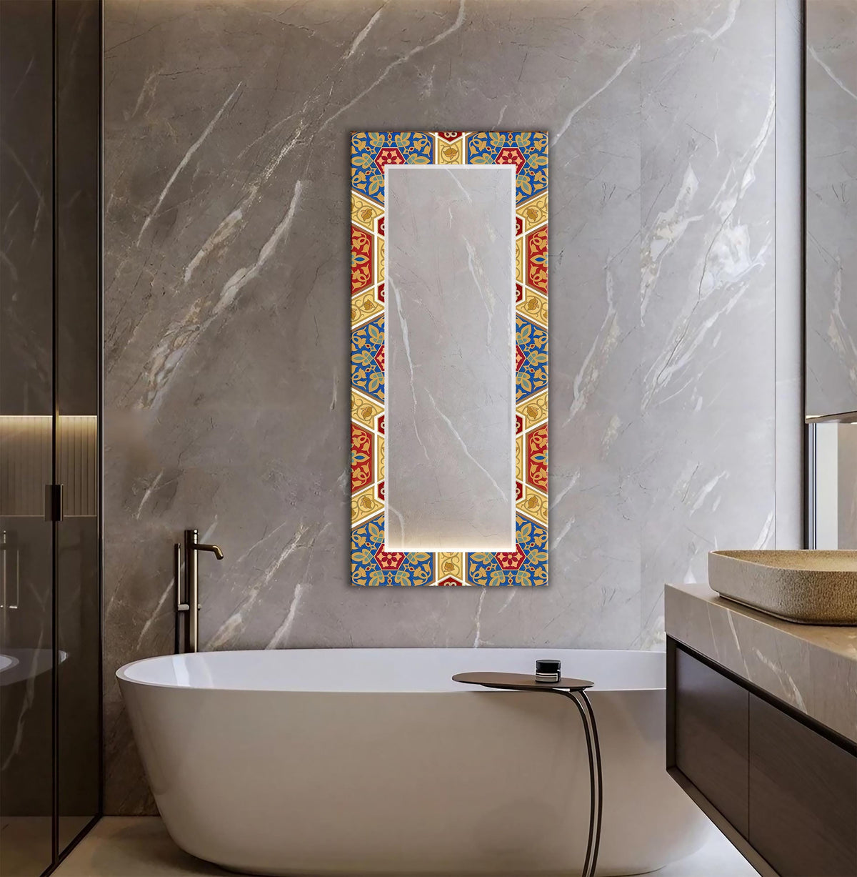 Customizable Mirror, Wall Art as Mirror | Decorative Mirror | Large Statement Mirror