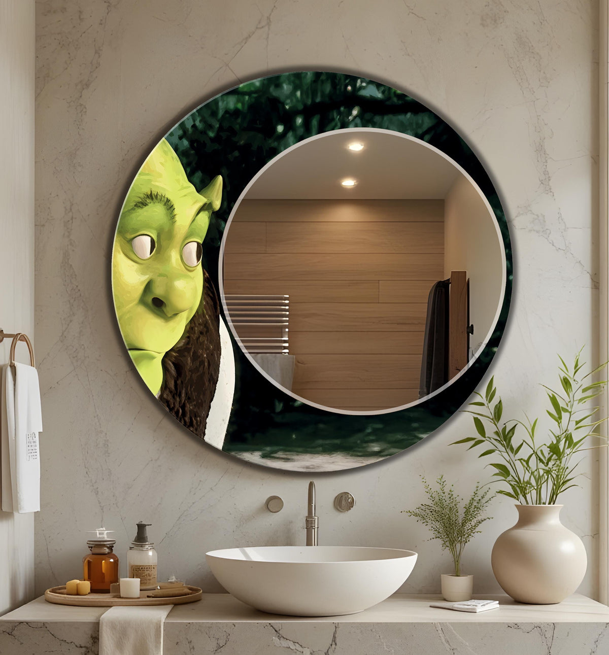 Customizable Mirror, Wall Art as Mirror | Decorative Mirror | Large Statement Mirror