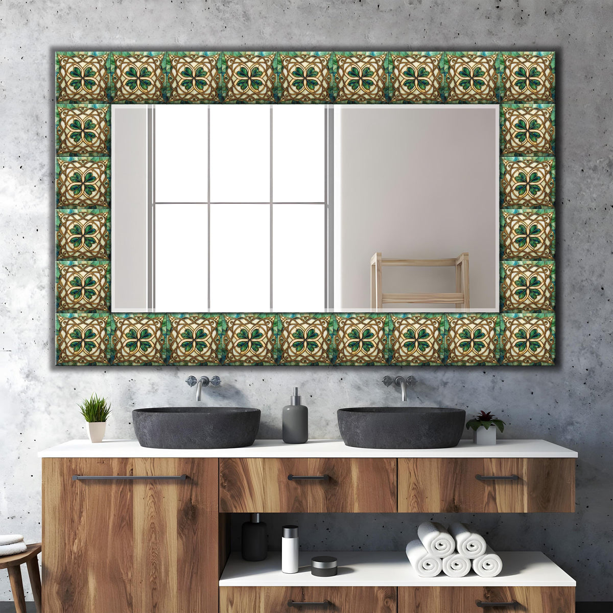 Customizable Mirror, Wall Art as Mirror | Decorative Mirror | Large Statement Mirror