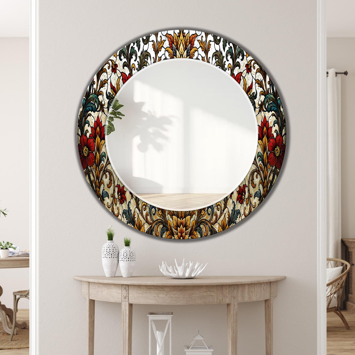 Customizable Mirror, Wall Art as Mirror | Decorative Mirror | Large Statement Mirror