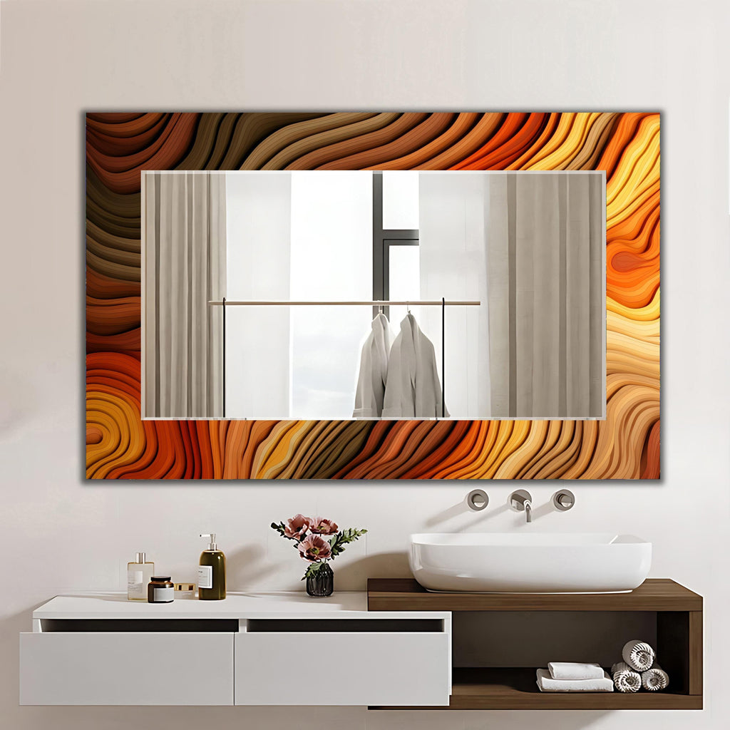 Customizable Mirror, Wall Art as Mirror | Decorative Mirror | Large Statement Mirror