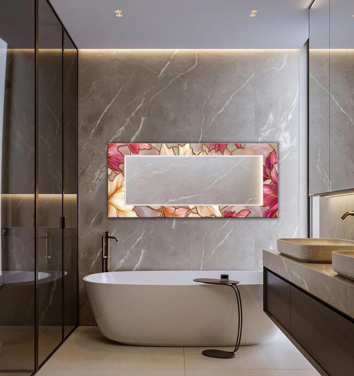 Customizable Mirror, Wall Art as Mirror | Decorative Mirror | Large Statement Mirror