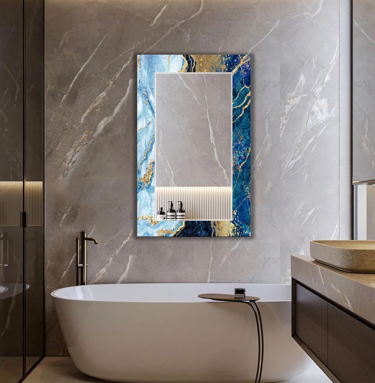 Customizable Mirror, Wall Art as Mirror | Decorative Mirror | Large Statement Mirror