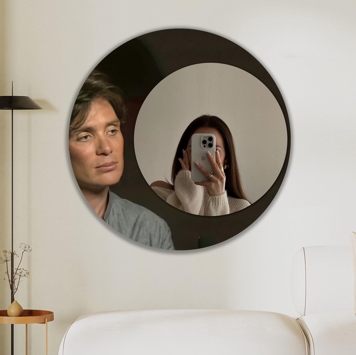 Customizable Mirror, Wall Art as Mirror | Decorative Mirror | Large Statement Mirror