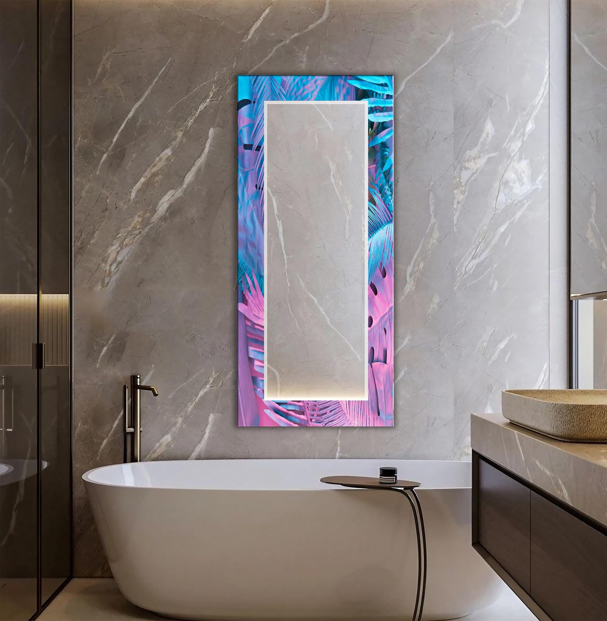Customizable Mirror, Wall Art as Mirror | Decorative Mirror | Large Statement Mirror