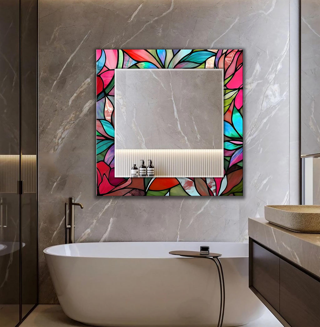 Customizable Mirror, Wall Art as Mirror | Decorative Mirror | Large Statement Mirror