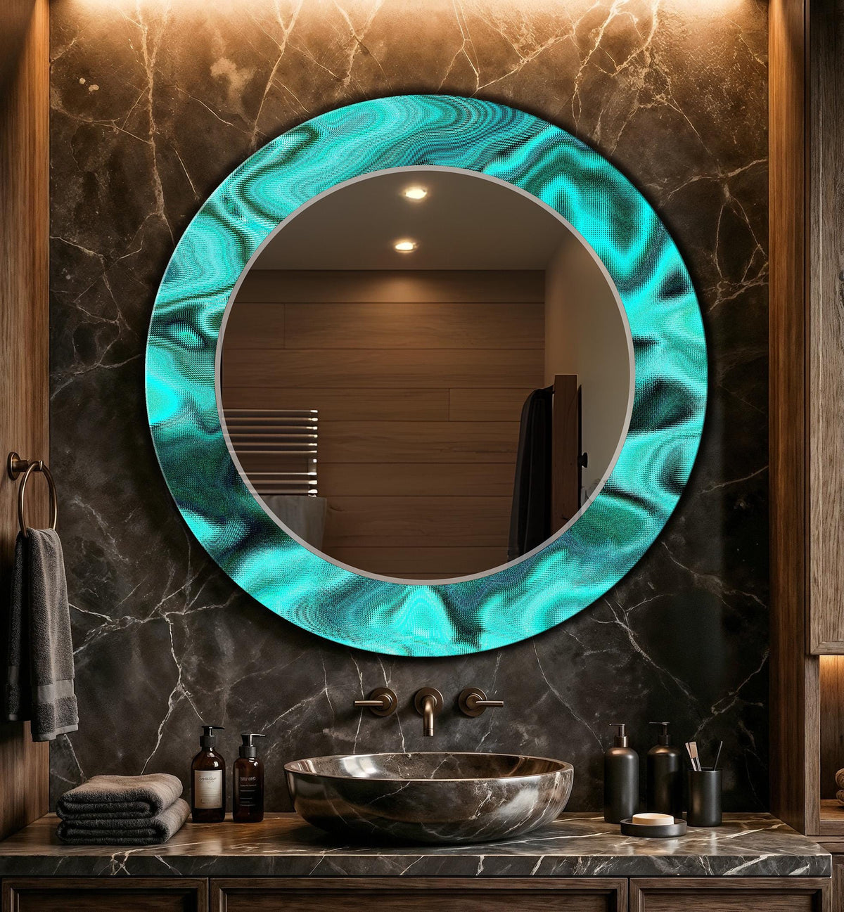 Customizable Mirror, Wall Art as Mirror | Decorative Mirror | Large Statement Mirror