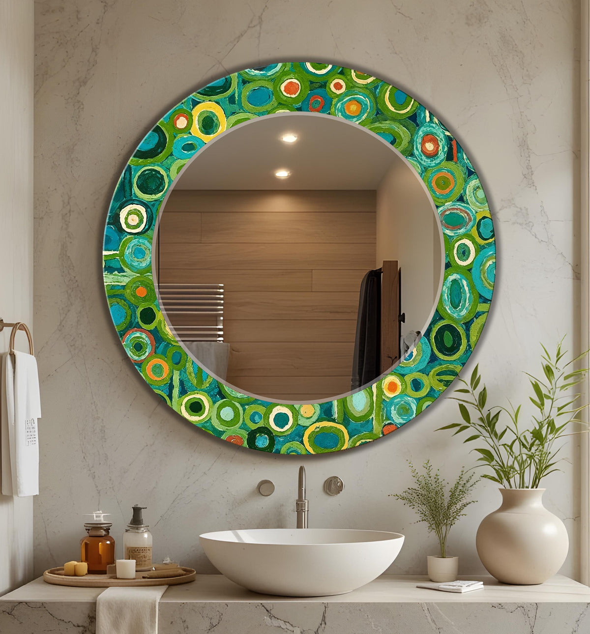 Customizable Mirror, Wall Art as Mirror | Decorative Mirror | Large Statement Mirror