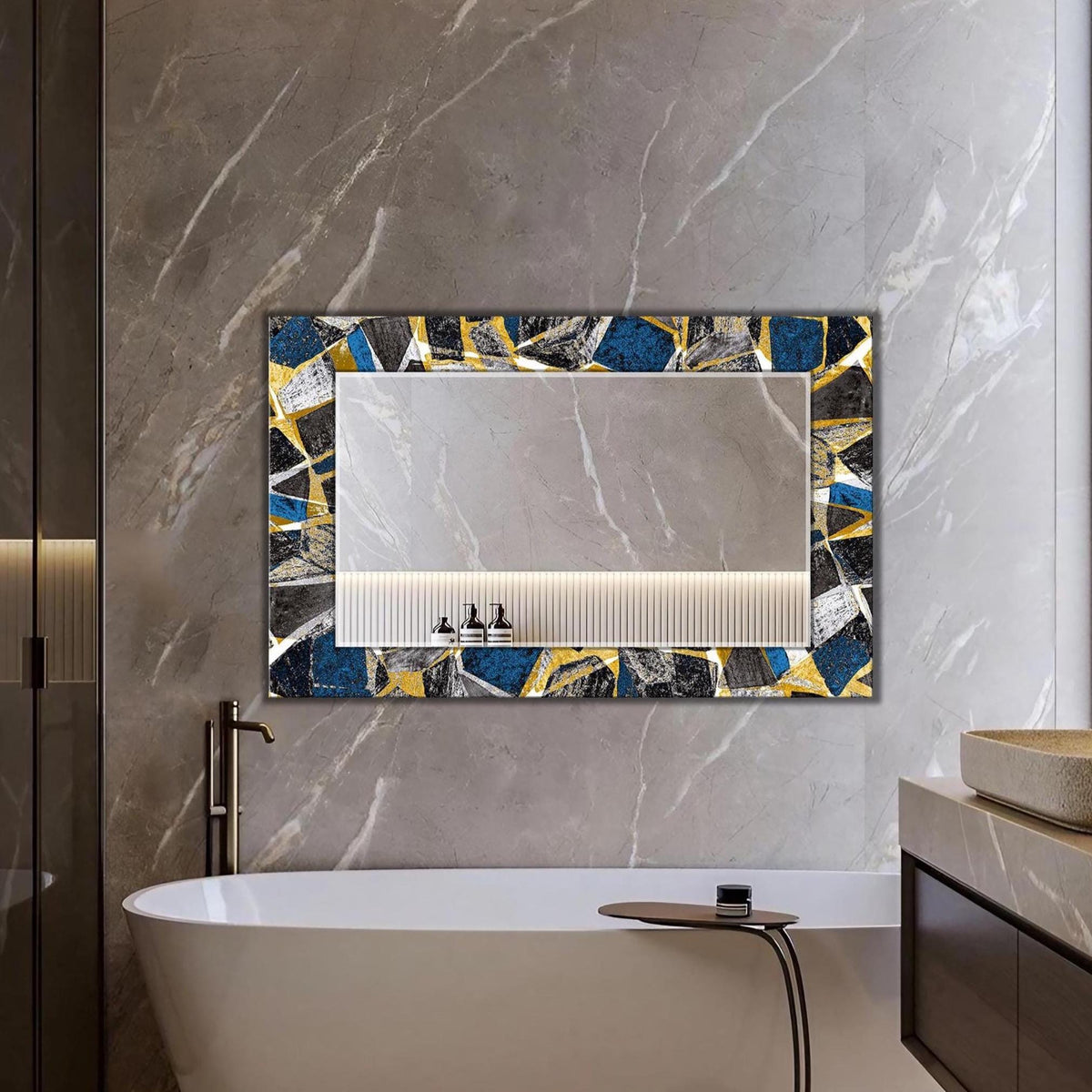 Customizable Mirror, Wall Art as Mirror | Decorative Mirror | Large Statement Mirror