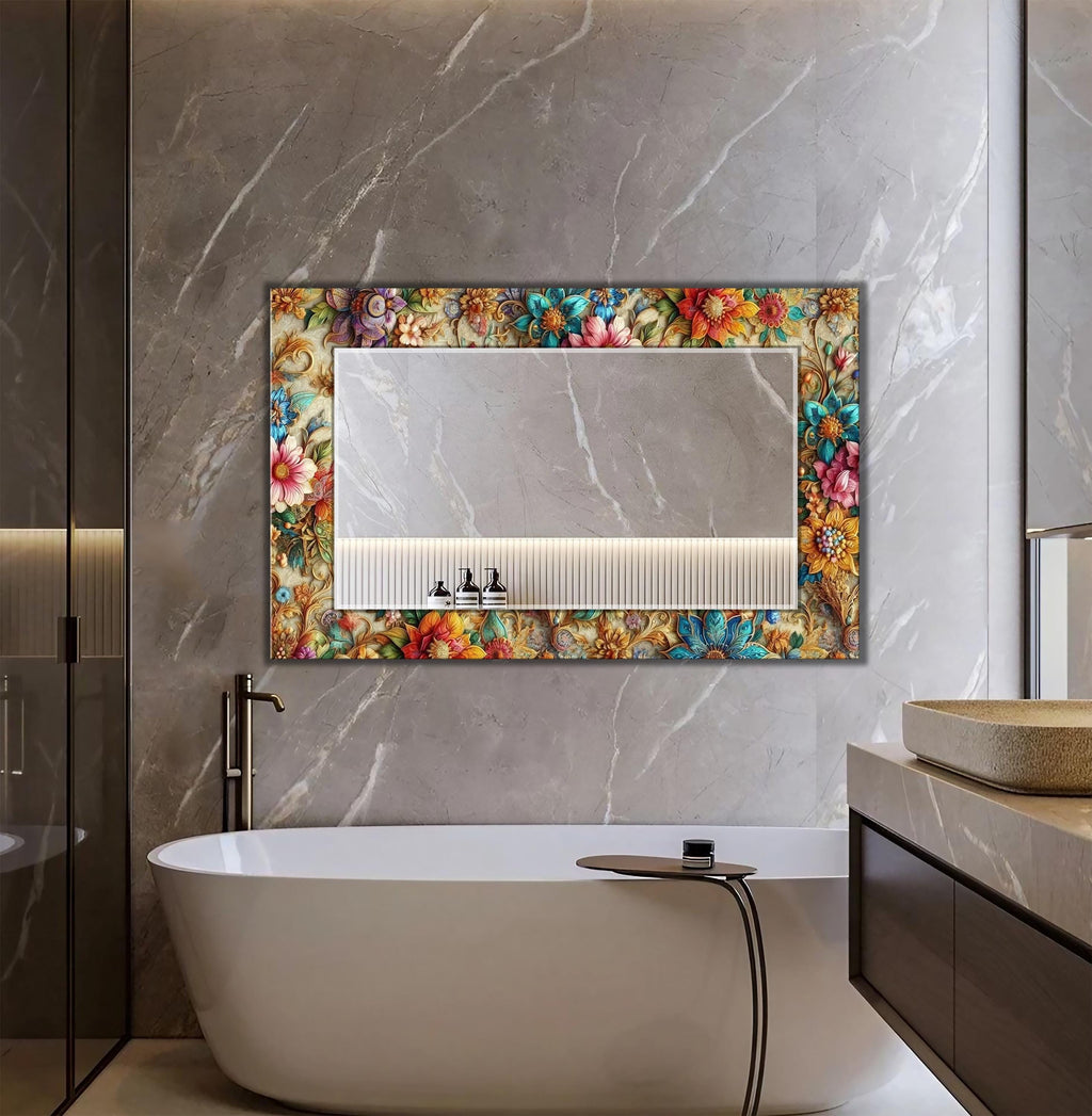 Customizable Mirror, Wall Art as Mirror | Decorative Mirror | Large Statement Mirror