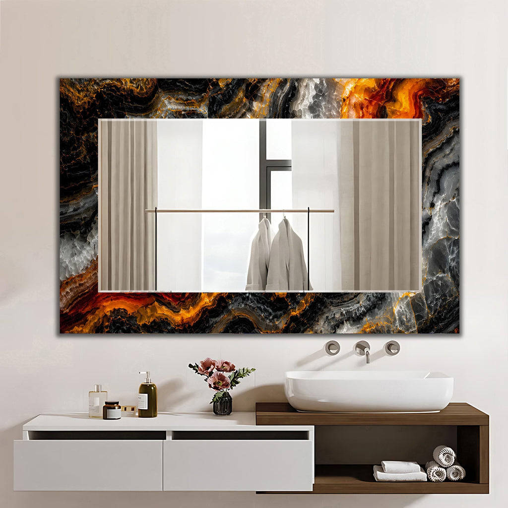 Customizable Mirror, Wall Art as Mirror | Decorative Mirror | Large Statement Mirror