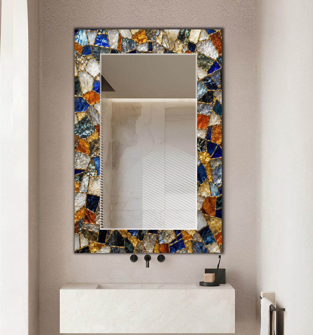 Customizable Mirror, Wall Art as Mirror | Decorative Mirror | Large Statement Mirror