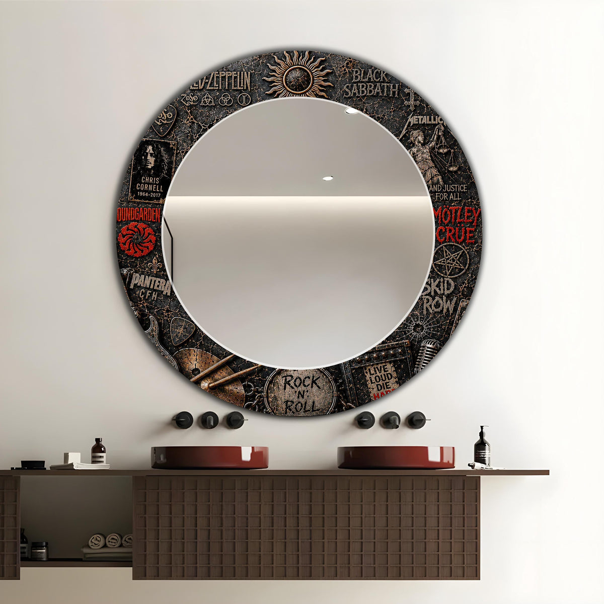 Customizable Mirror, Wall Art as Mirror | Decorative Mirror | Large Statement Mirror