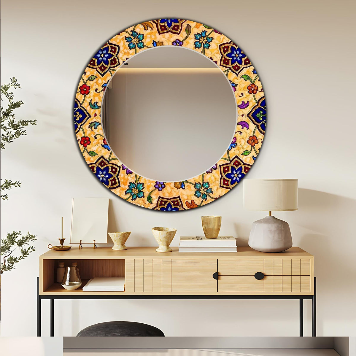 Customizable Mirror, Wall Art as Mirror | Decorative Mirror | Large Statement Mirror