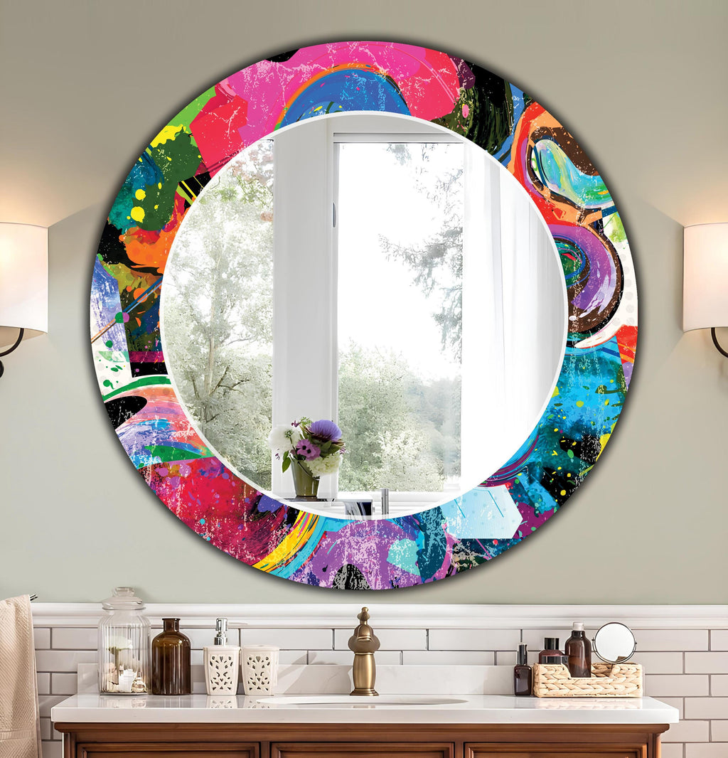 Customizable Mirror, Wall Art as Mirror | Decorative Mirror | Large Statement Mirror