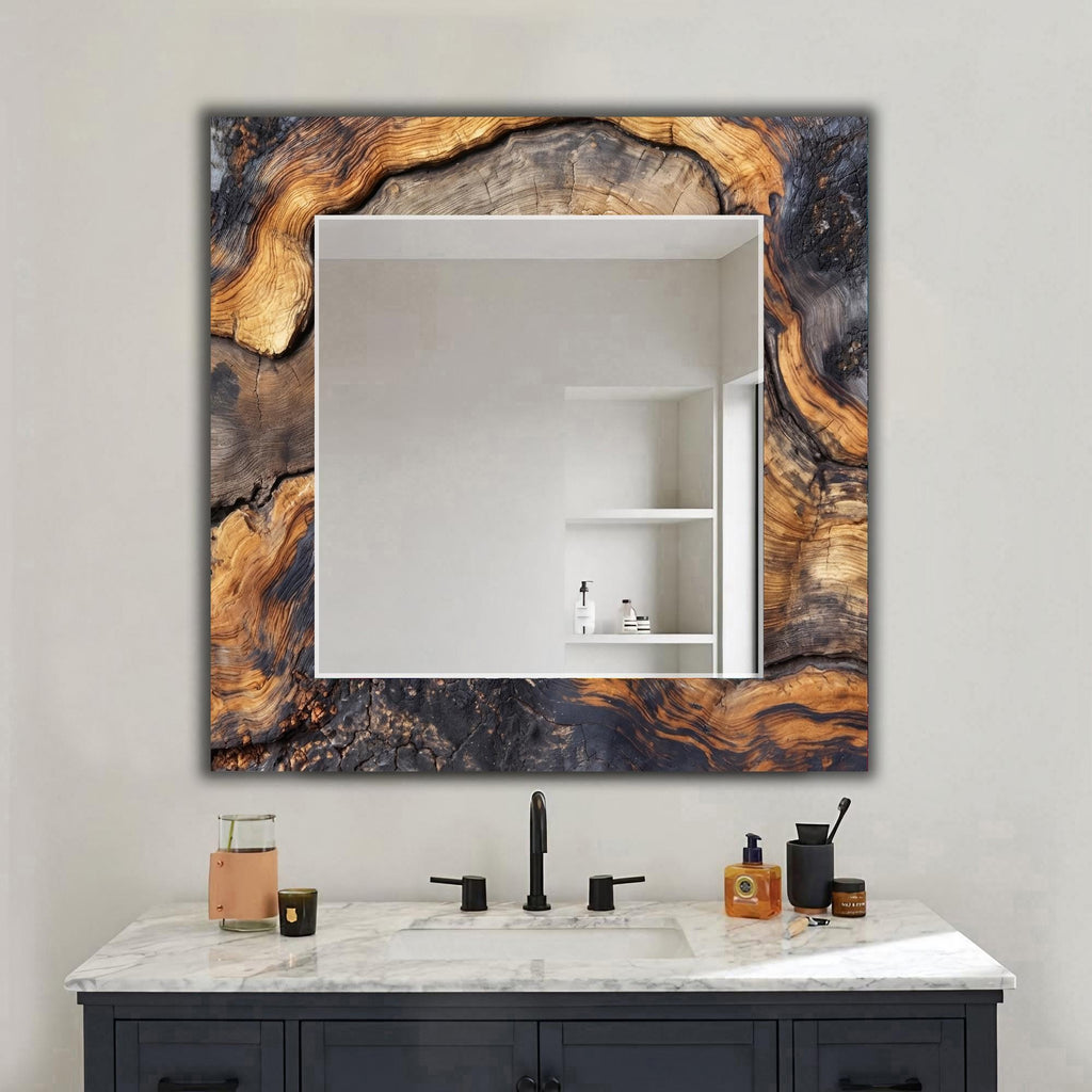 Customizable Mirror, Wall Art as Mirror | Decorative Mirror | Large Statement Mirror