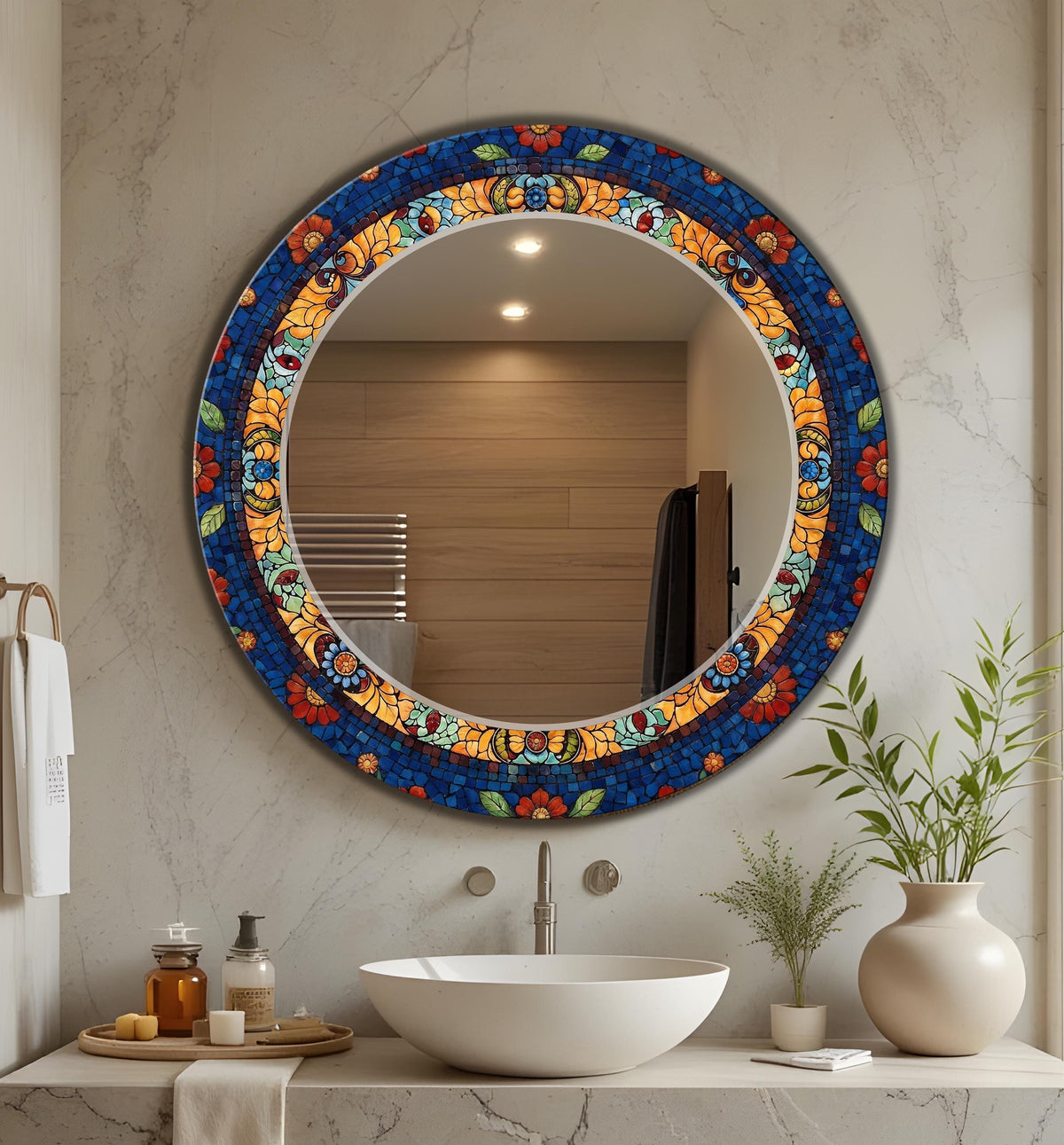 Customizable Mirror, Wall Art as Mirror | Decorative Mirror | Large Statement Mirror