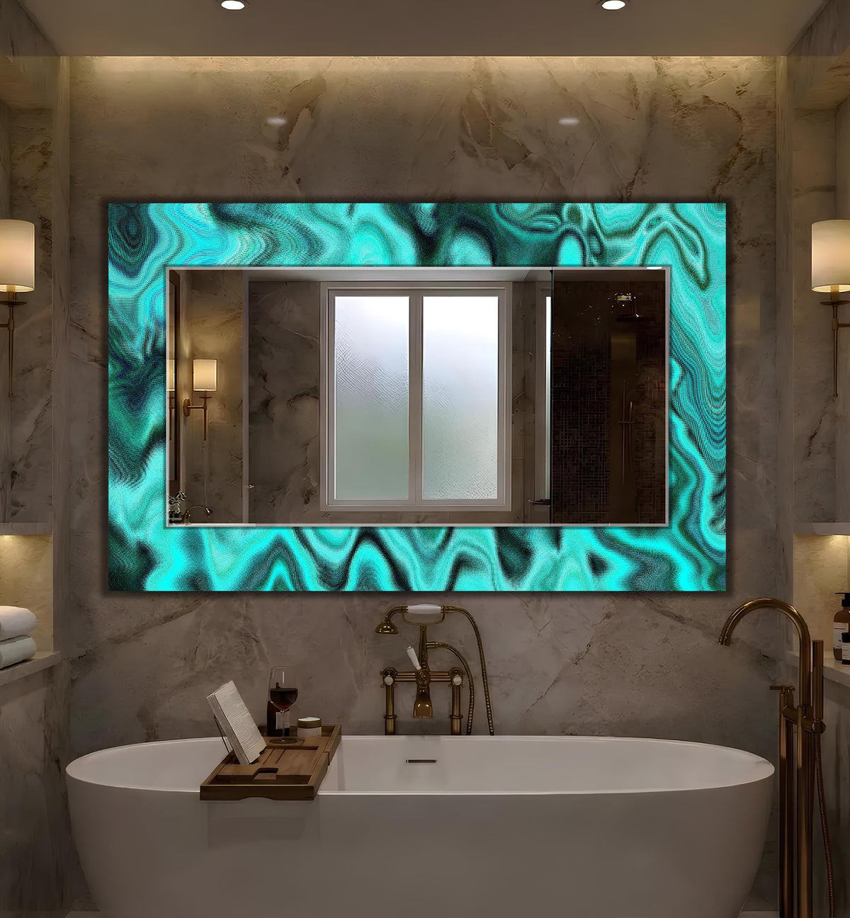 Customizable Mirror, Wall Art as Mirror | Decorative Mirror | Large Statement Mirror