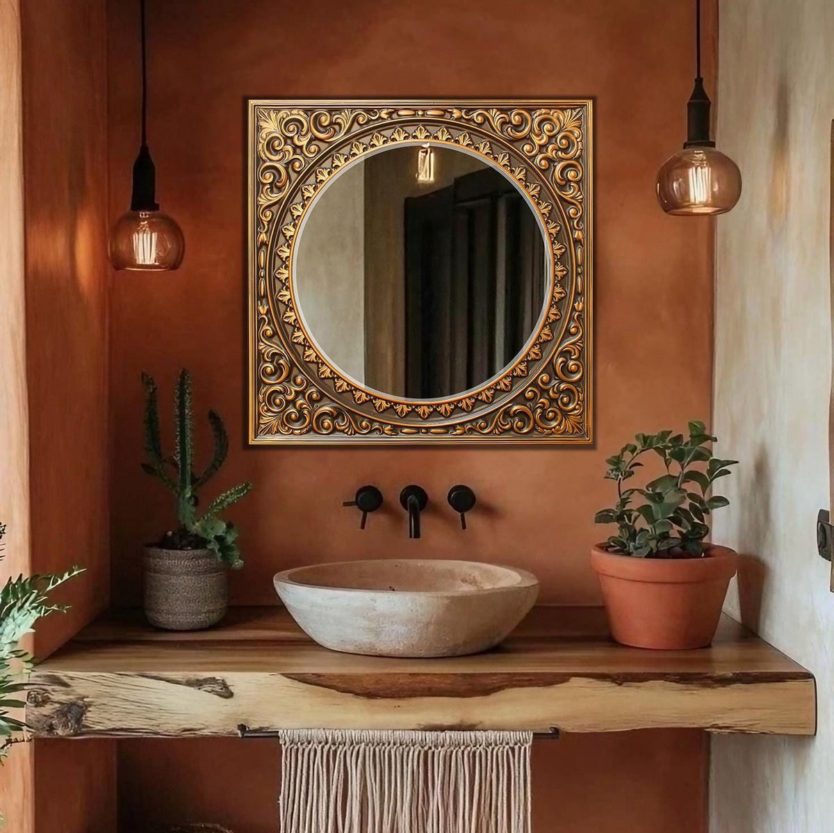 Customizable Mirror, Wall Art as Mirror | Decorative Mirror | Large Statement Mirror