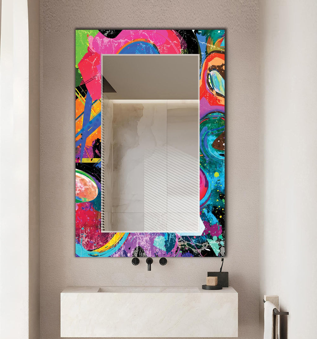 Customizable Mirror, Wall Art as Mirror | Decorative Mirror | Large Statement Mirror