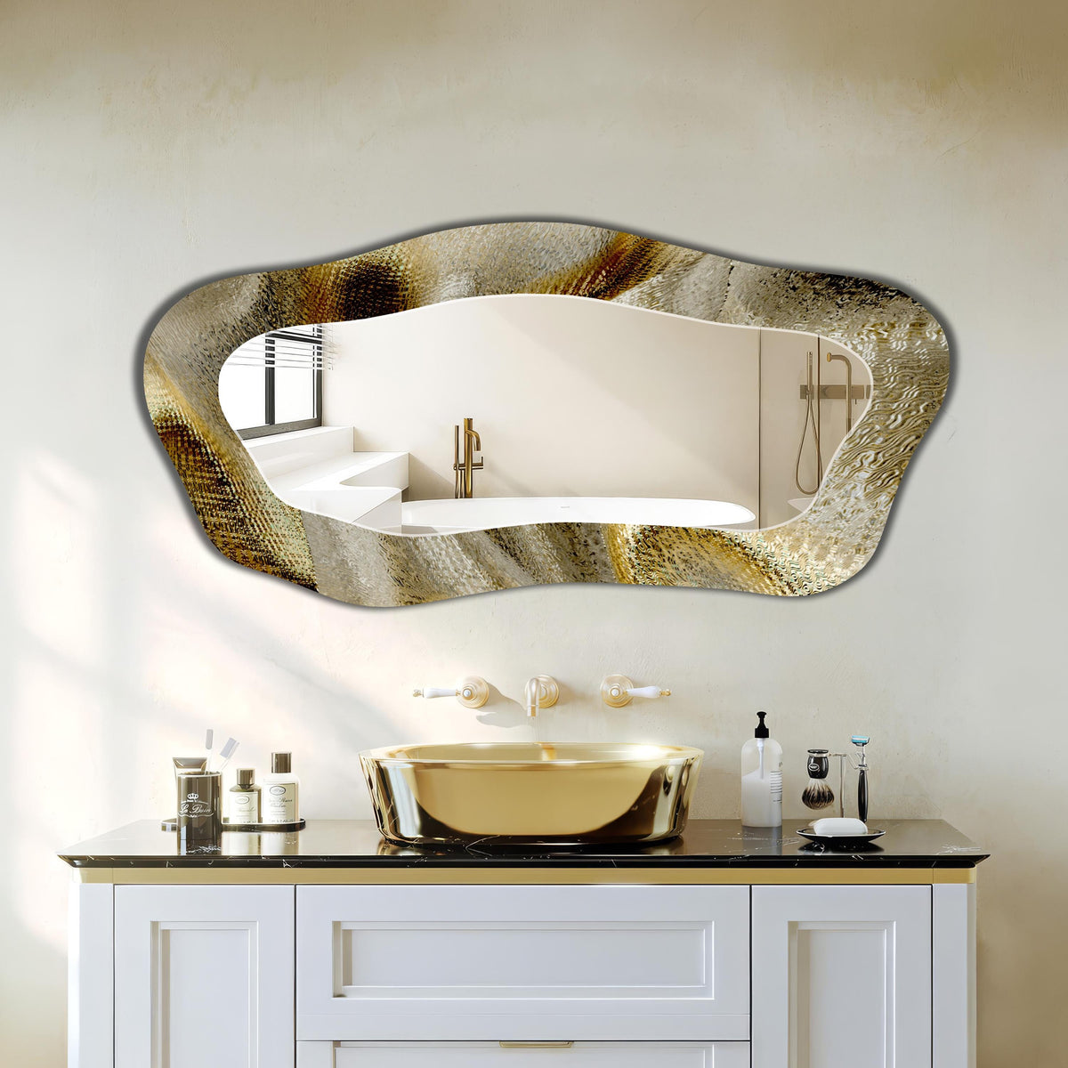 Customizable Mirror, Wall Art as Mirror | Decorative Mirror | Large Statement Mirror
