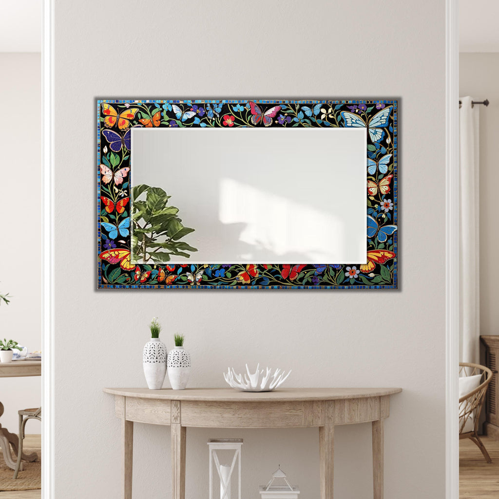 Customizable Mirror, Wall Art as Mirror | Decorative Mirror | Large Statement Mirror