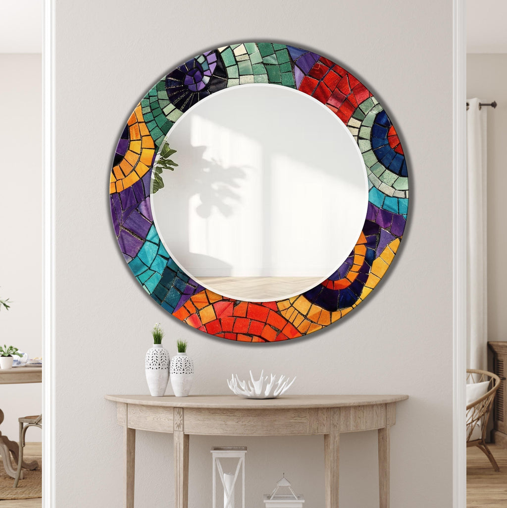 Customizable Mirror, Wall Art as Mirror | Decorative Mirror | Large Statement Mirror