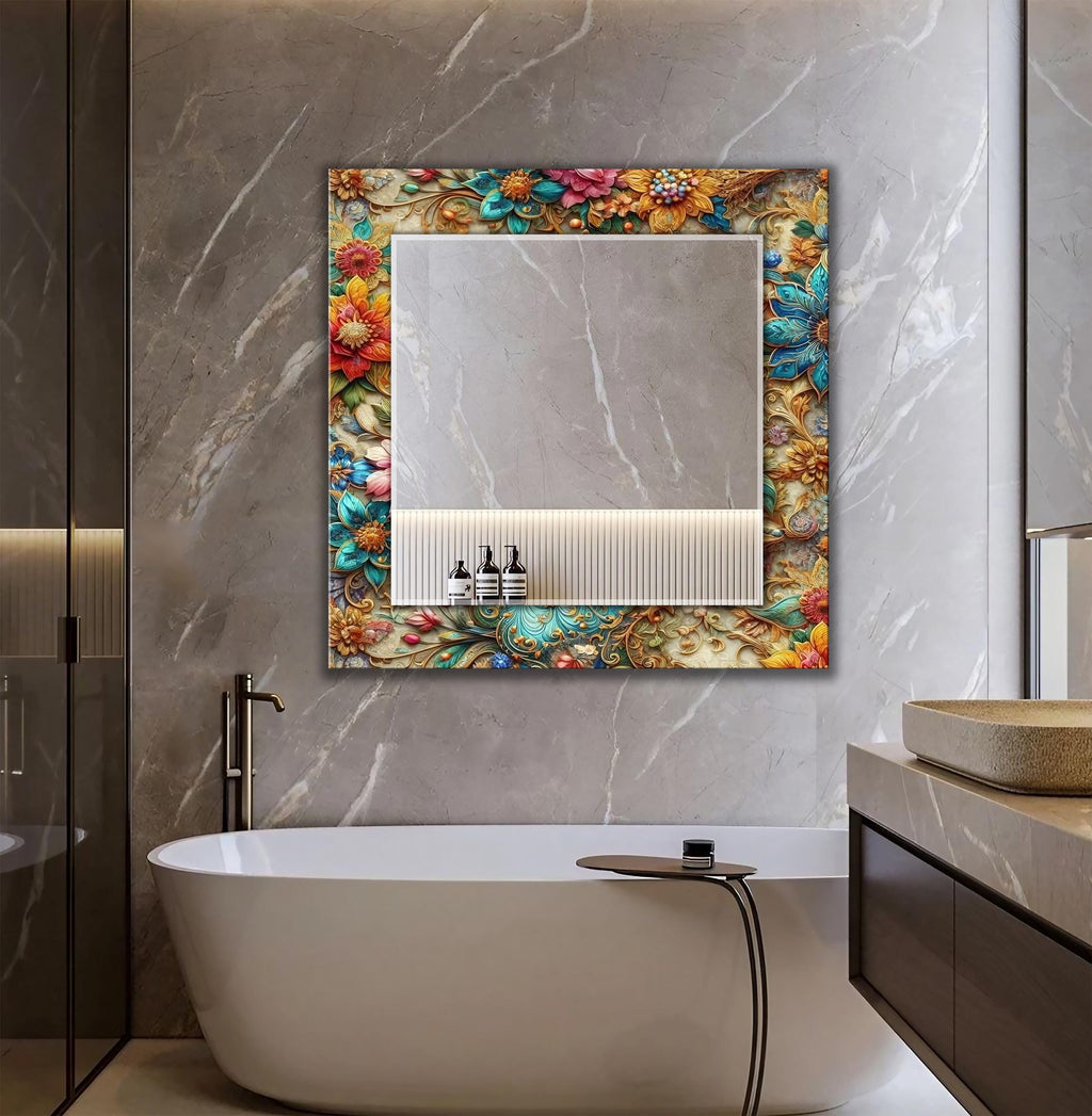 Customizable Mirror, Wall Art as Mirror | Decorative Mirror | Large Statement Mirror