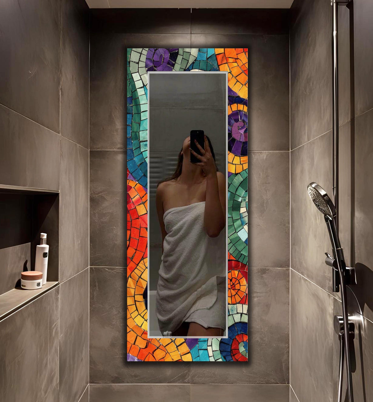 Customizable Mirror, Wall Art as Mirror | Decorative Mirror | Large Statement Mirror