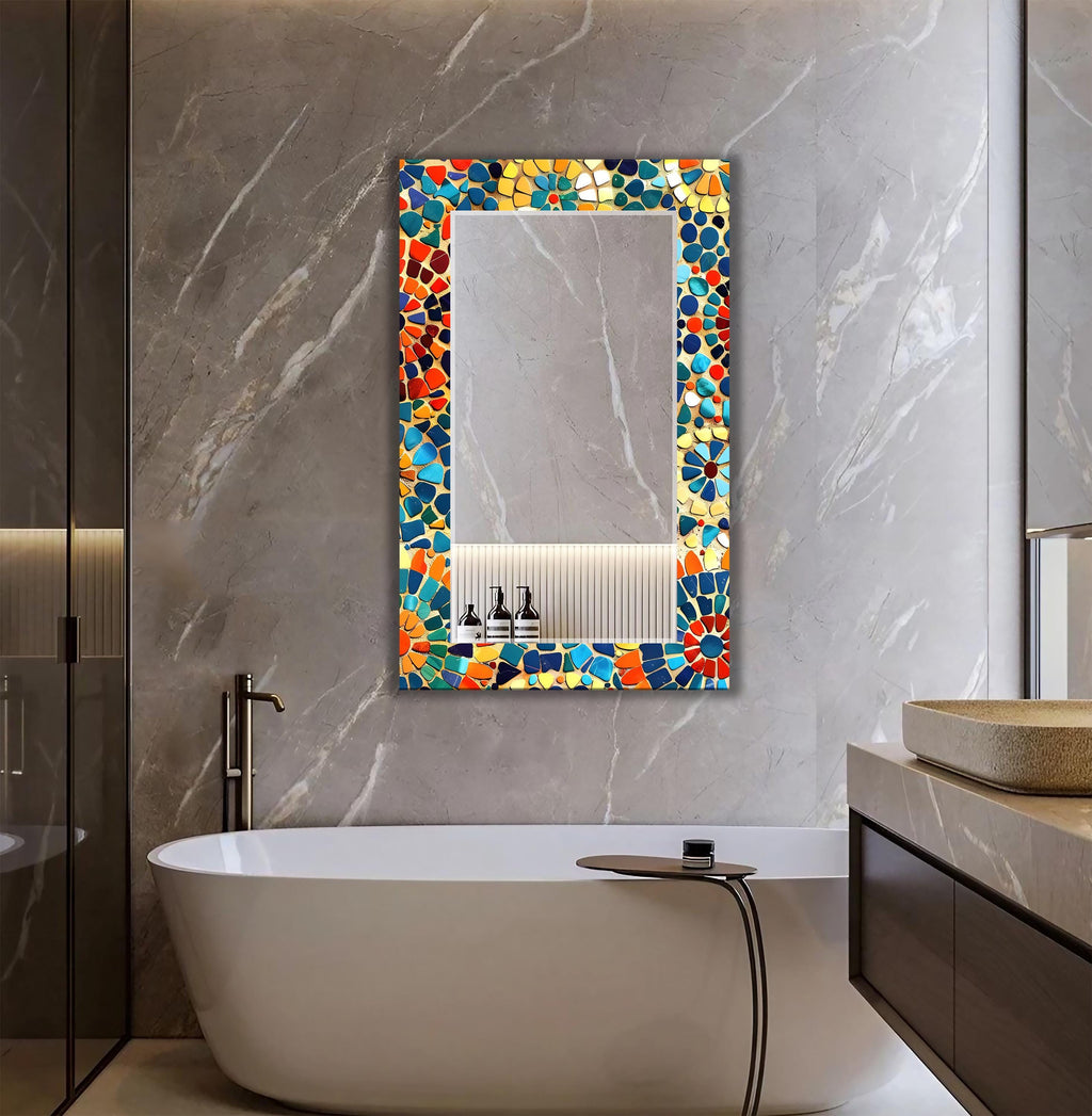 Customizable Mirror, Wall Art as Mirror | Decorative Mirror | Large Statement Mirror