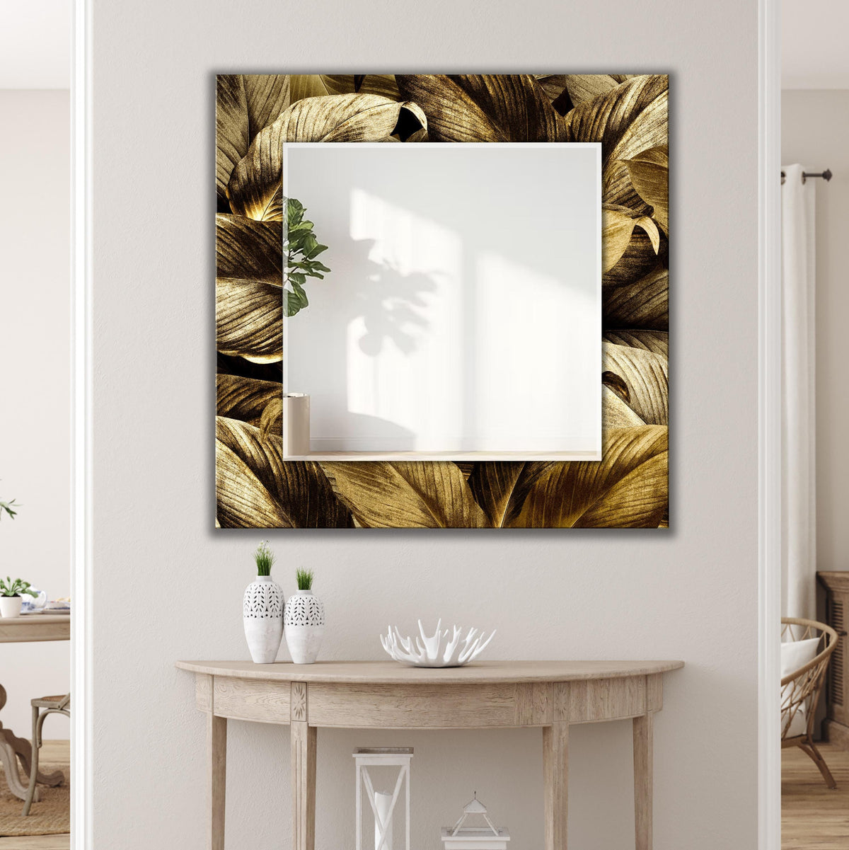 Customizable Mirror, Wall Art as Mirror | Decorative Mirror | Large Statement Mirror