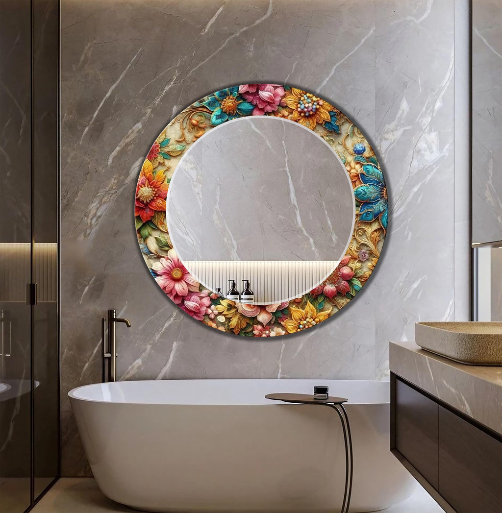 Customizable Mirror, Wall Art as Mirror | Decorative Mirror | Large Statement Mirror