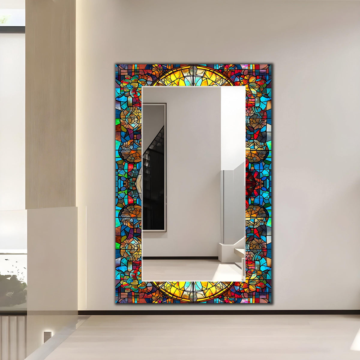 Customizable Mirror, Wall Art as Mirror | Decorative Mirror | Large Statement Mirror