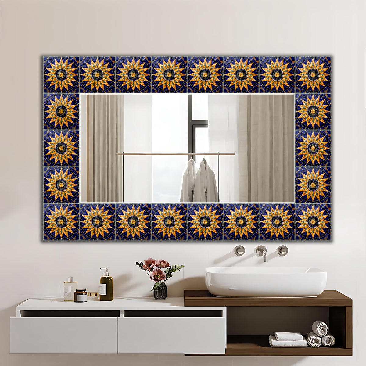 Customizable Mirror, Wall Art as Mirror | Decorative Mirror | Large Statement Mirror